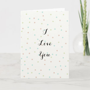 Carte Je T'Aime
