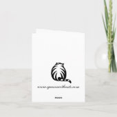 carte "Je t'aime" (Dos)