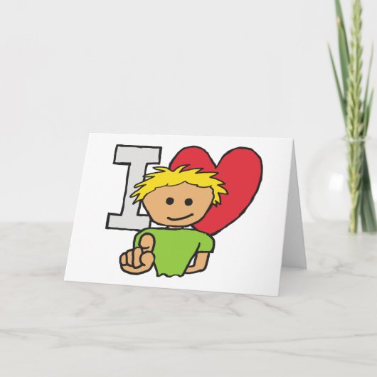 Carte Je T'Aime (Devant)