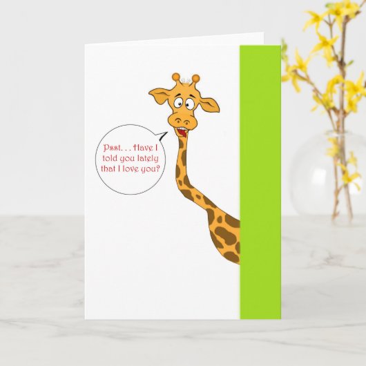 Carte Je t'aime ! (Fleur jaune)