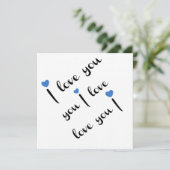 Carte Je T'Aime (Debout devant)