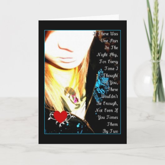 Carte Je t'aime (Devant)