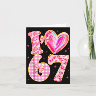 Carte Je t'aime 67 Saint-Valentin 67 Meme 6 7 Saint-Vale