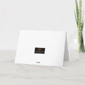 Carte Je t'aime à la plage et au retour (Dos)