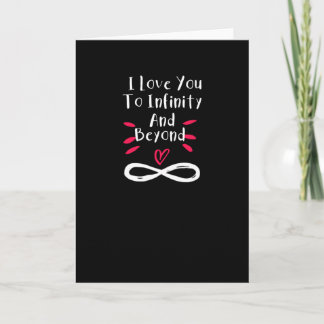 Carte Je T'Aime À L'Infini Et Au-Delà De Valentine Coupl