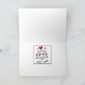 CARTE "JE T'AIME" ANNIVERSAIRE DE MARI (Intérieur)