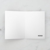 Carte Je t'aime avec un baiser (Intérieur)