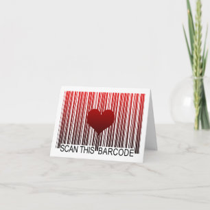 CARTE JE T'AIME BARCODE