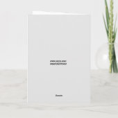 CARTE JE T'AIME BEACH COUPLE SUNSET CARD (Dos)