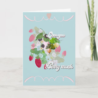 Carte Je t'aime beaucoup Berry