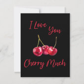 Carte Je T'Aime Beaucoup Cherry (Devant)