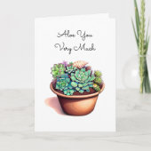 Carte Je T'Aime Beaucoup | Joyeux anniversaire (Devant)