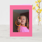 Carte "Je t'aime !" (blanc à l'intérieur) (Fleur jaune)