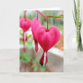 Carte Je T'Aime Bleeding Heart Flower Card (Devant)