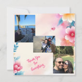 Carte Je t'aime Cadeau pour elle (Dos)