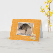 Carte Je t'aime, canapé. (Fleur jaune)