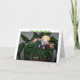 Carte Je t'aime ce beaucoup !