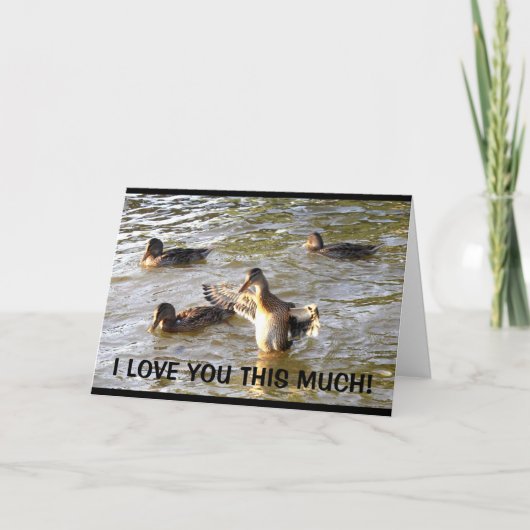 Carte Je t'aime cette fête des mères très heureuse (Devant)