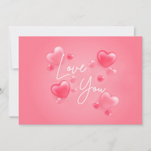 Carte Je t'aime chéri (Devant)