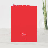 Carte Je t'aime, chiens (Dos)