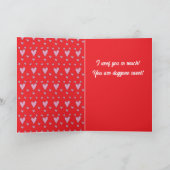 Carte Je t'aime, chiens (Intérieur)