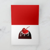 Carte Je T'Aime Chocolat Cerises Couvertes (Intérieur)