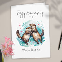 Je T'Aime Comme Pas D'Anniversaire De Pun De Otter