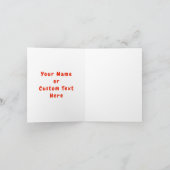 Carte Je T'Aime Couple Romantique Texte Personnali (Intérieur)