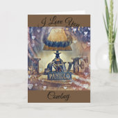 Carte Je T'Aime Cowboy (Devant)