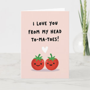 Carte Je T'Aime De La Tête Aux Pieds