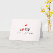 Carte Je t'aime encore plus quand je suis sobre, Valenti (Fleur jaune)