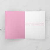 Carte Je T'aime, Fille de la Saint-Valentin (Intérieur)