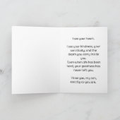 Carte Je t'aime fils (Intérieur)
