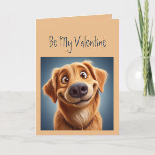 Carte Je t'aime Goofy en amour Cœurs de chien