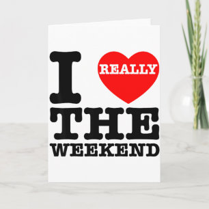 Carte Je T'aime Heart Week-end Drôle Camping Couple Cade