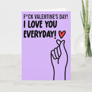 Carte JE T'AIME KPOP Main en forme de cœur Romantique