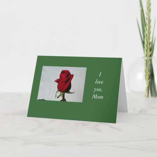 Carte Je t'aime, maman (Devant)