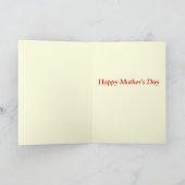 Carte Je t'aime maman (Intérieur)