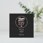 Carte Je t'aime maman (Debout devant)