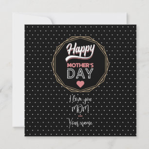 Carte Je t'aime maman