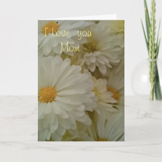 Carte Je t'aime maman (Devant)