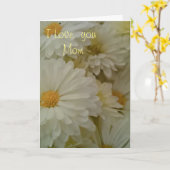 Carte Je t'aime maman (Fleur jaune)