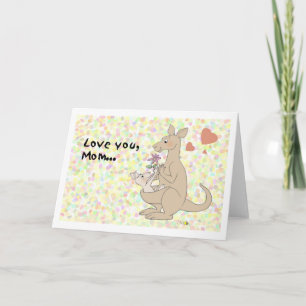 Carte Je t'aime, maman...