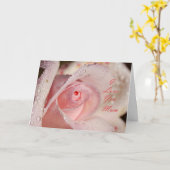 Carte Je T'Aime Maman (Fleur jaune)