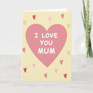 Carte Je T'Aime Maman À Points