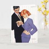 Carte Je t'aime, maman Girl (Fleur jaune)