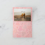 CARTE JE T'AIME MOTIF DE COEUR FUNK (Intérieur)