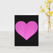 Carte Je t'aime Nk Cœur Violet Emoticon de la Saint-Vale (Fleur jaune)