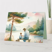 Carte Je t'aime, papa (Dos)