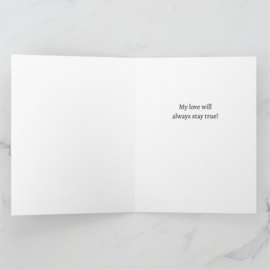 Carte Je T'Aime Parce Que (Intérieur)